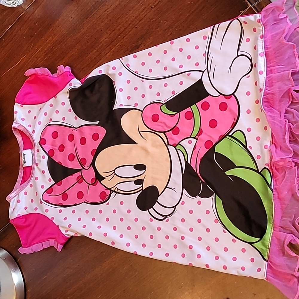 Disney Minnie Mouse pink pajama nightgown